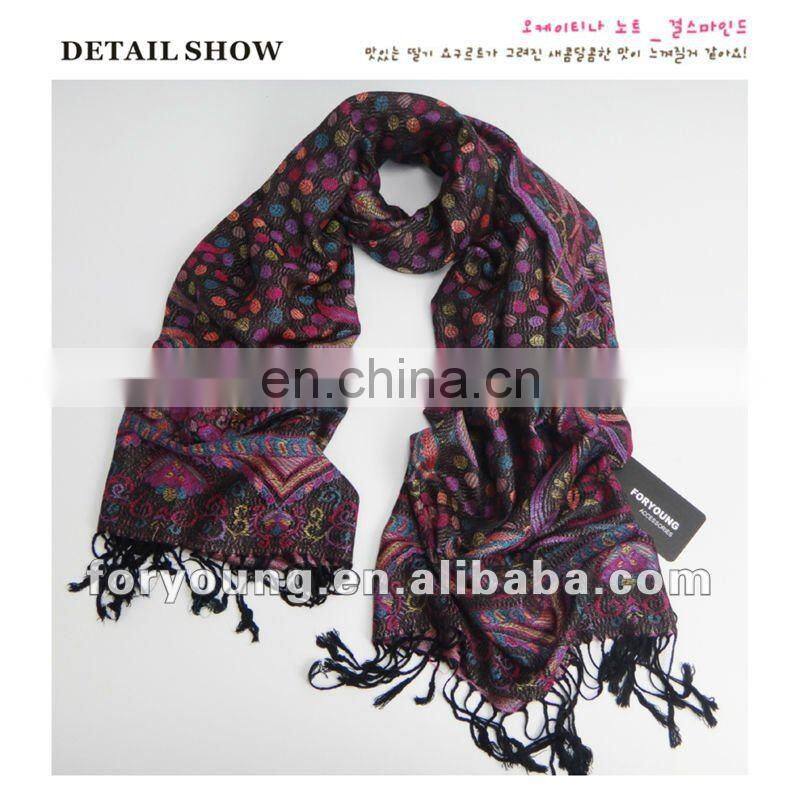 2012 fashion polka dot shawl pashmina wholesale