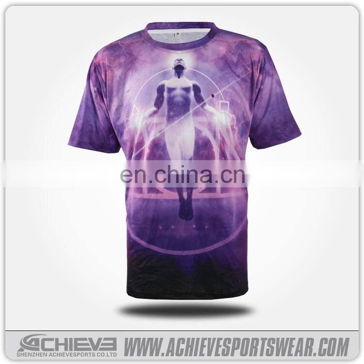 wholesale 3d printing glow in the dark t-shirt for men