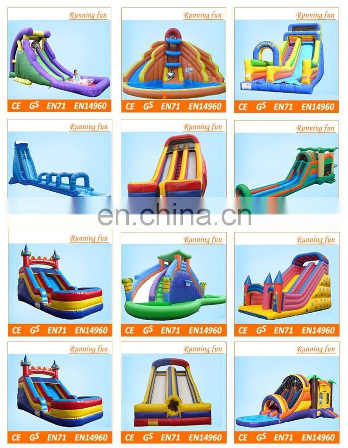 Hight quality 0.55mm PVC inflatable bouncer slide,inflatable water slide, inflatable jumping slide