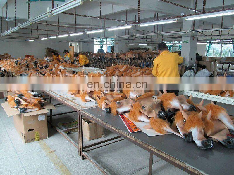 Fashion Funny Natural Klipdas Rabbit Party Colorful Latex Rubber Full Head Masks