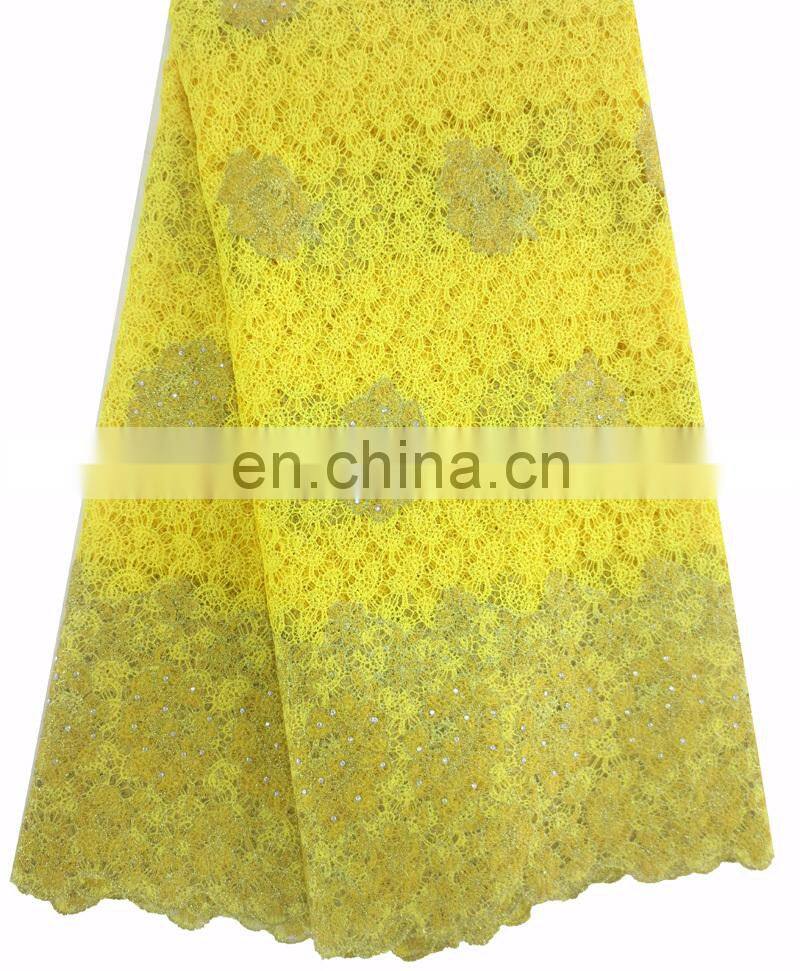 guipure lace fabric 2016 cord lace,multi guipure lace fabric for party