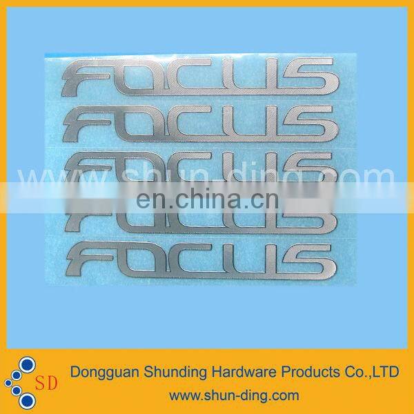 Free tooling charge electroforming nickel computer logo sticker