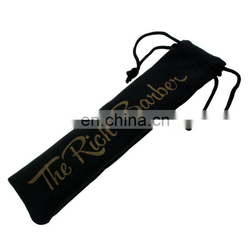 beautiful customising brand name printed bottle shaped pouch