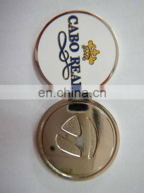 Cabo real metal golf ball markers