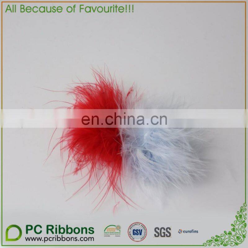 Artificial colored feathers trimmings for garment