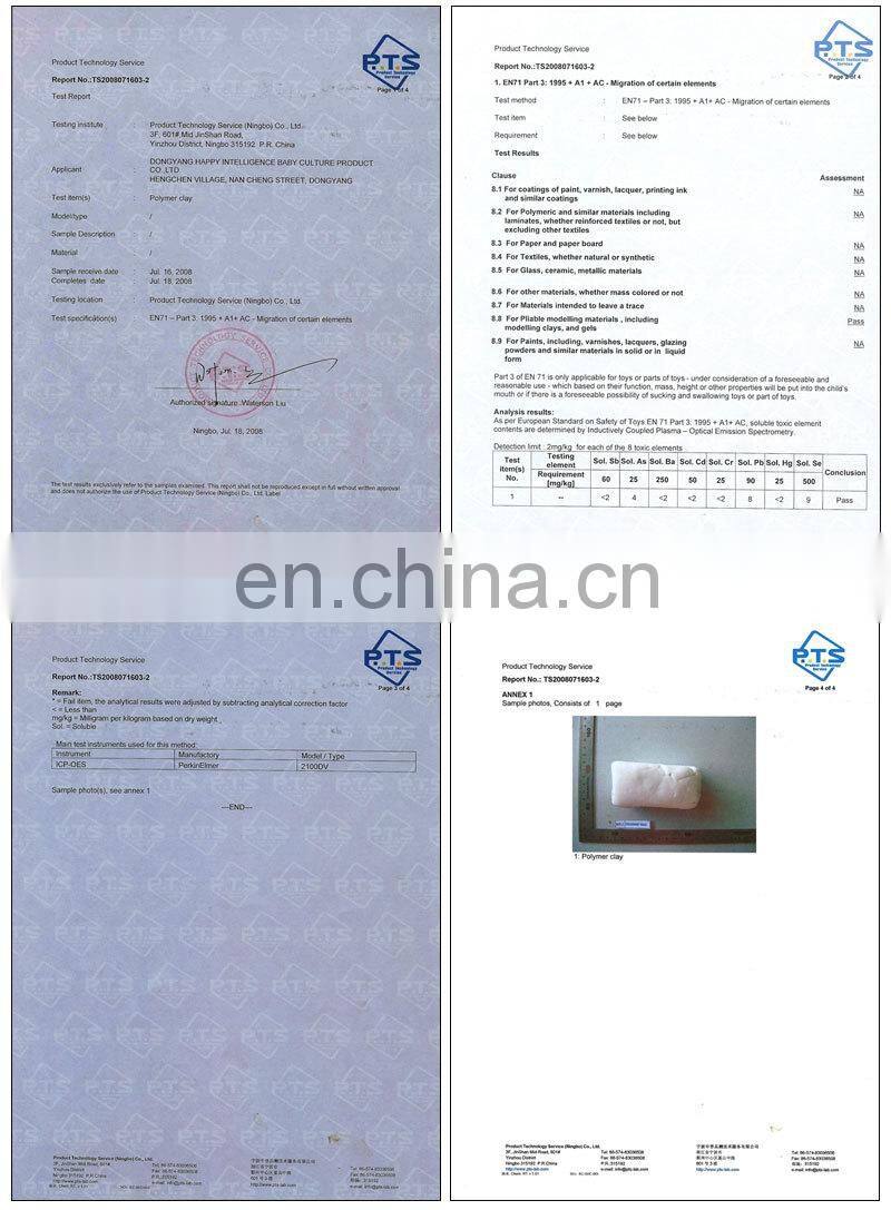 Kids toy plasticine oven bake fimo polymer clay/plasticine modeling clay