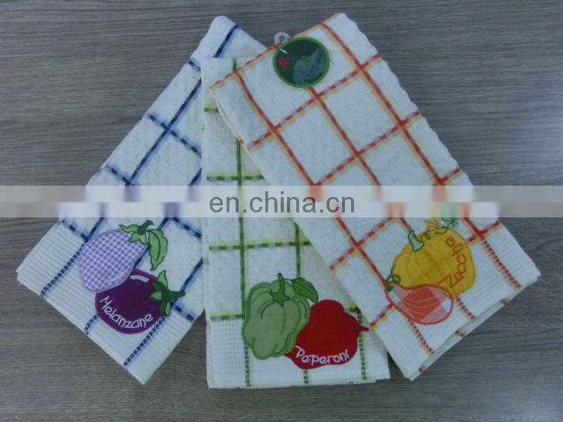 printed linen tea towl