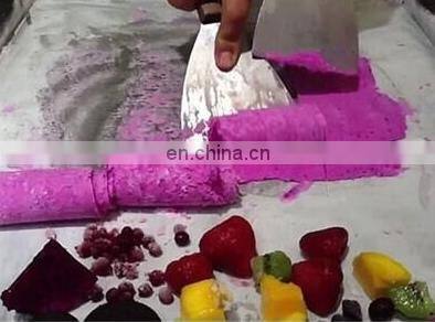 Egypt rolled fry ice cream machine fry ice cream fry ice cream machine price