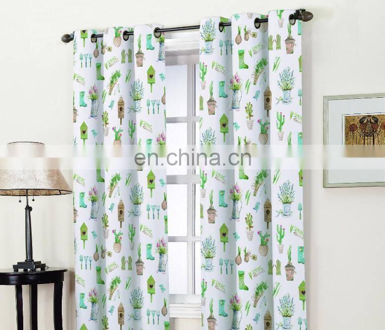 100% polyester jacquard curtain cheap classic design