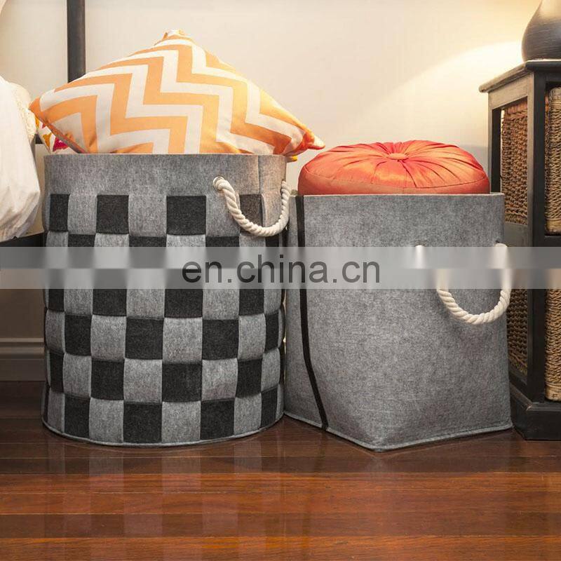 protective portable felt baby multi-functional household storage basket