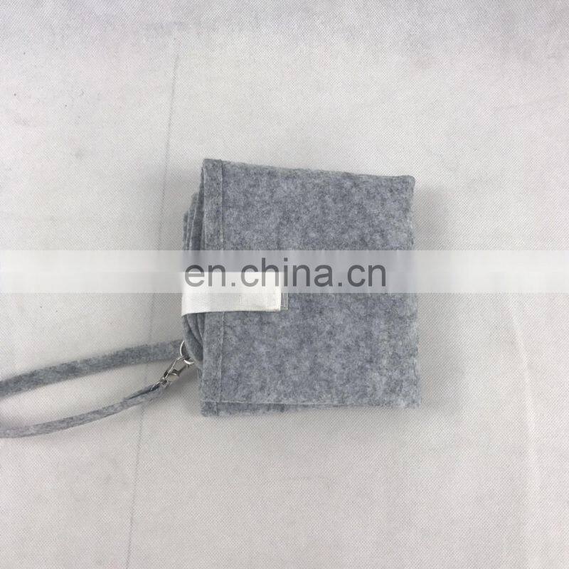 Customized felt diaper changing pad