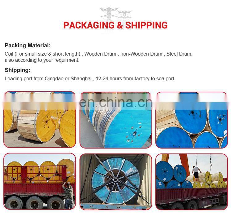 Huadong 3.35mm/4.72mm cable acsr bear/dog conductor sizes