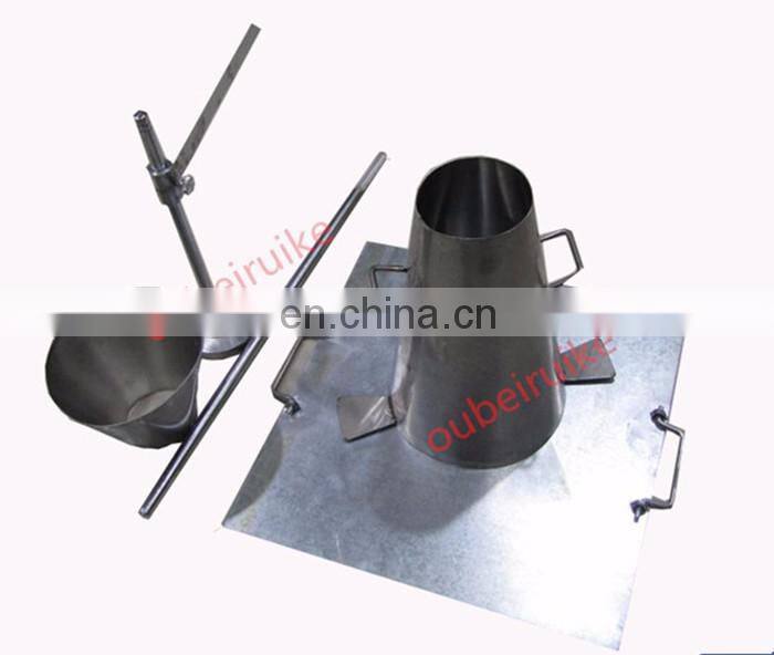 Jointless Concrete Slump Cone Test Apparatus with Hand Ring Base Plate