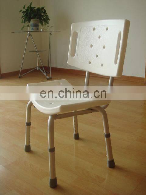 Deluxe padded bath chair with back