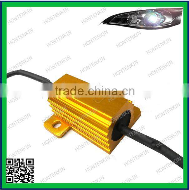 25W 6Ohm LED Load Resistors for LED License Plate Lights or LED Turn Signal Lights or DRL 25W 6Ohm LED Load Resistors