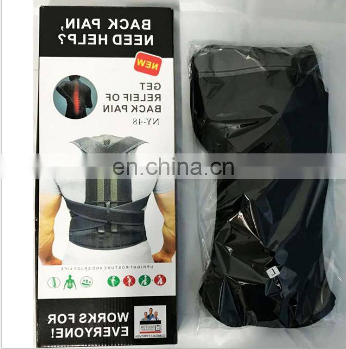 Hot Sale Shoulder Corrective Therapy Support Pain Relief Belt Back Posture Corrector