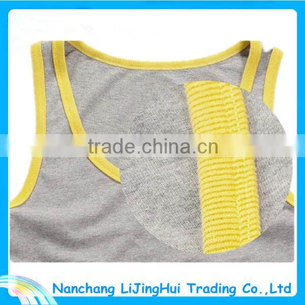 2015 hot sale new design custom 100 cotton tank top