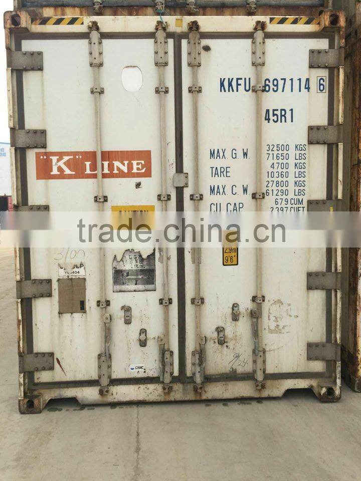 Used 40HC CSC Reefer Shipping containers on sale