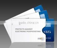 Aluminum Rfid Blocking Card Sleeve for Credit Card and Passport protector