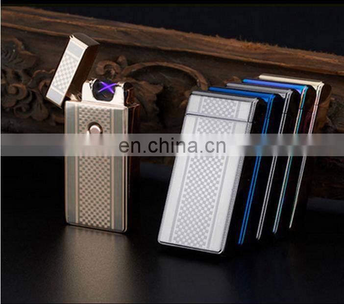 Classic 2019 USB lighter dual arc lighter pulse electronic lighter with charger