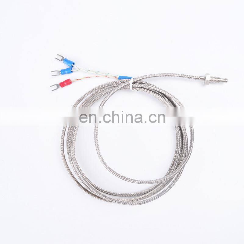 PT100 Screw Thermocouple M6 Screw PT100 Temperature Sensor PT100 Thread Thermal Resistance