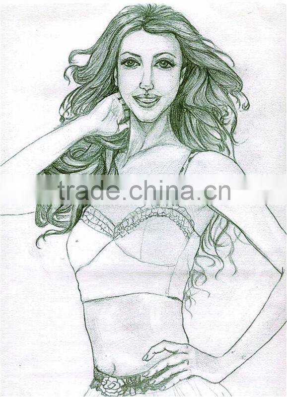 Flower pattern embroidery lace trimming for women