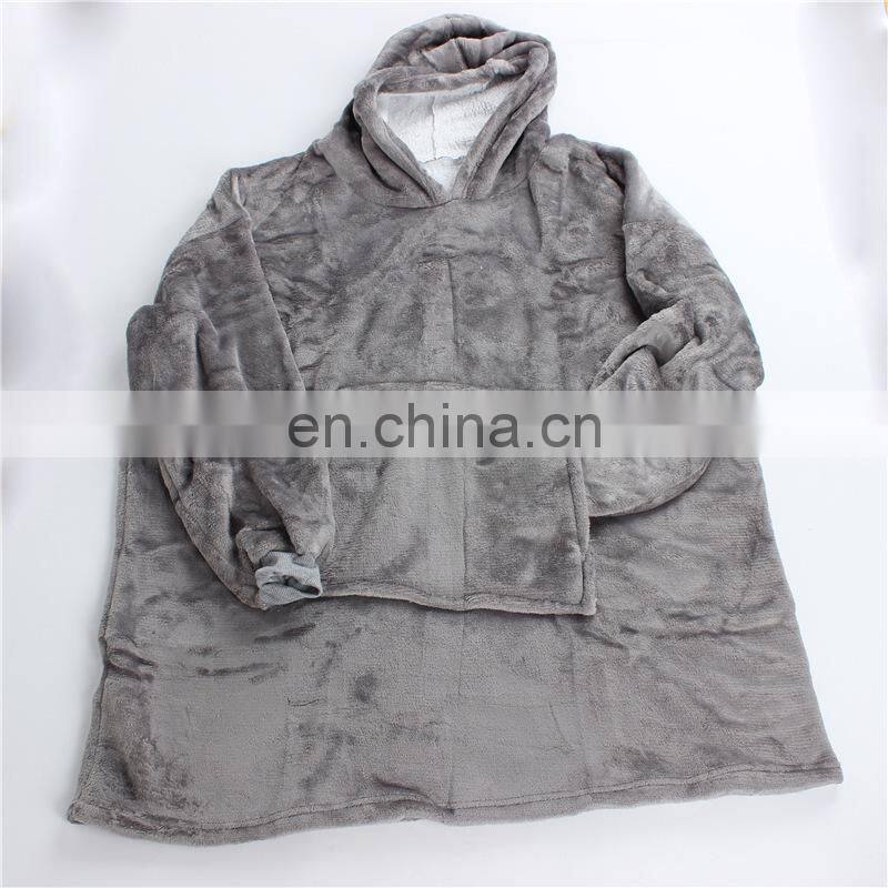 Factory Outlet 2021 Christmas Hooded Fashion Trend All-match Warm Outdoor Cool and Warm Lazy Hedging TV Blanket Couple Pajamas