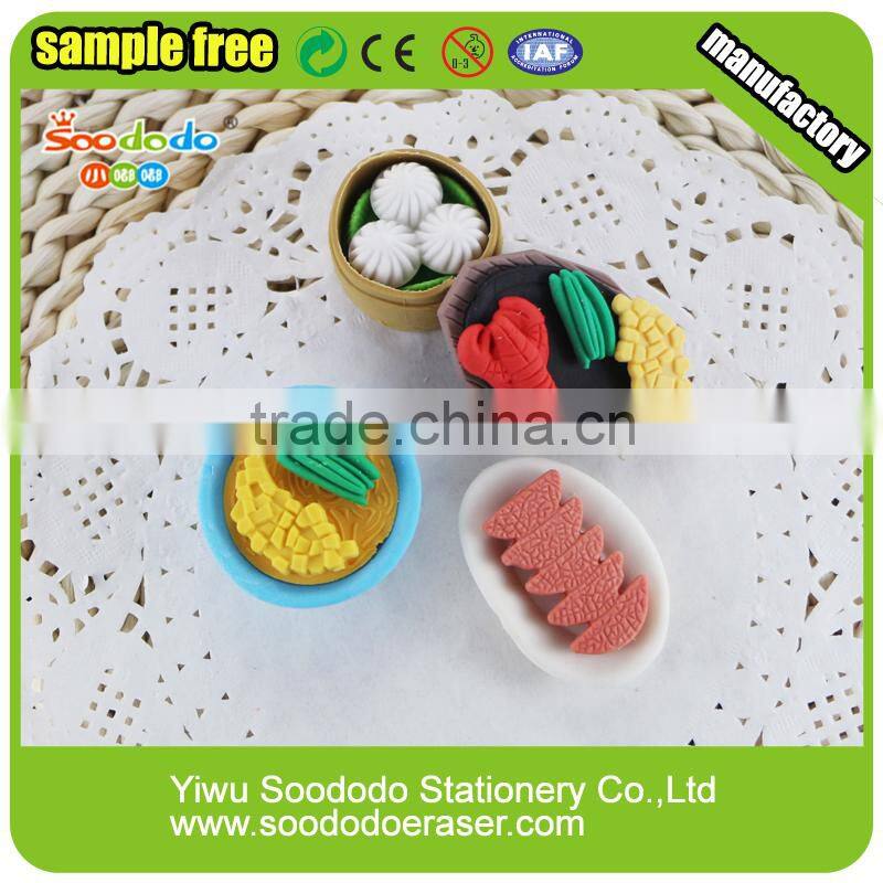 multi colorful vegetables puzzle erasers for kids