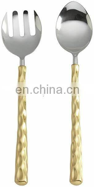 black & gold cutlery