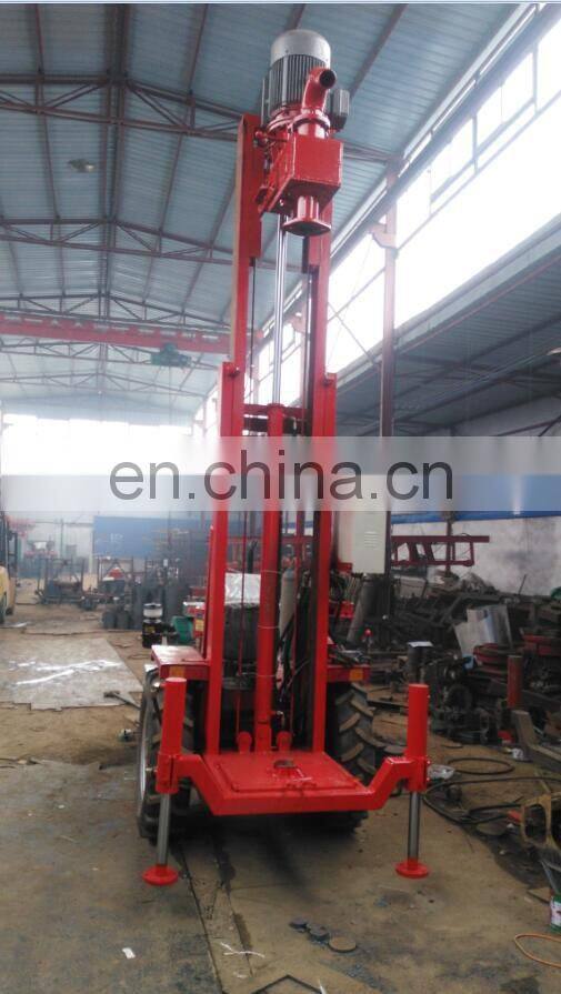100m water well drilling rig ,tractor drilling machine with mud pump and all accessories
