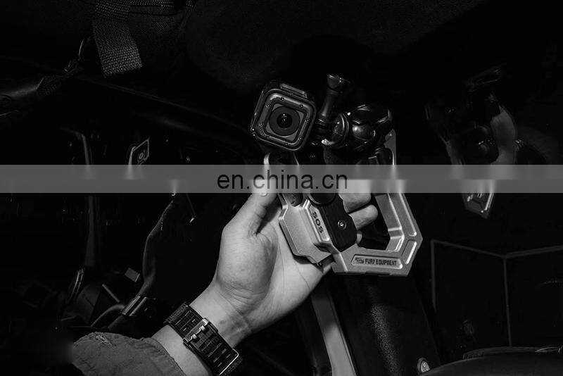 Offroad Black Light Weapons Handle for Jeep Wrangler JK 07+ Car Accessories Aluminum Handle