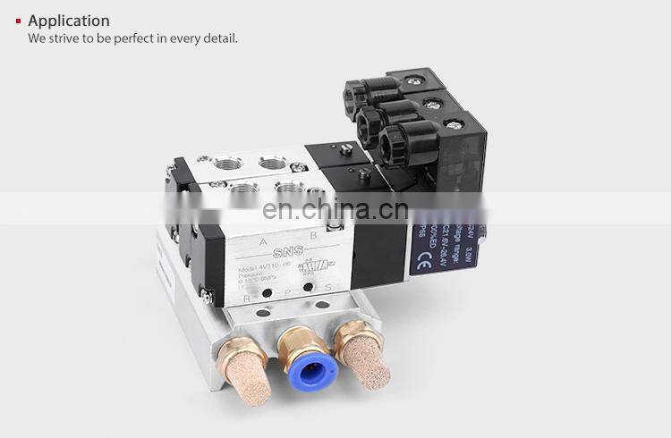 SNS 4V110-06 series directional hydraulic pump solenoid control stainless steel solenoid valve