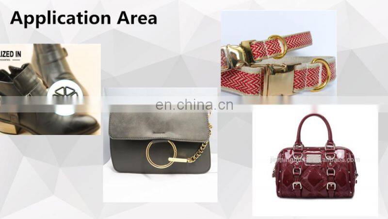 Metal Bag Hardware Colored Metal D Ring For Handbags