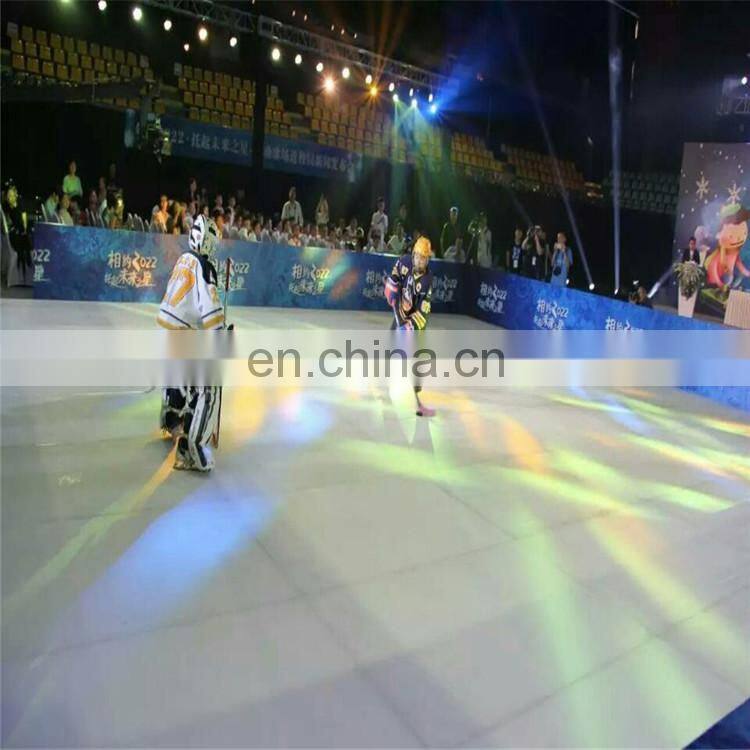 Flooring tile panels HDPE synthetic ice hockey rink ice sheets for ice skating HUMWPE