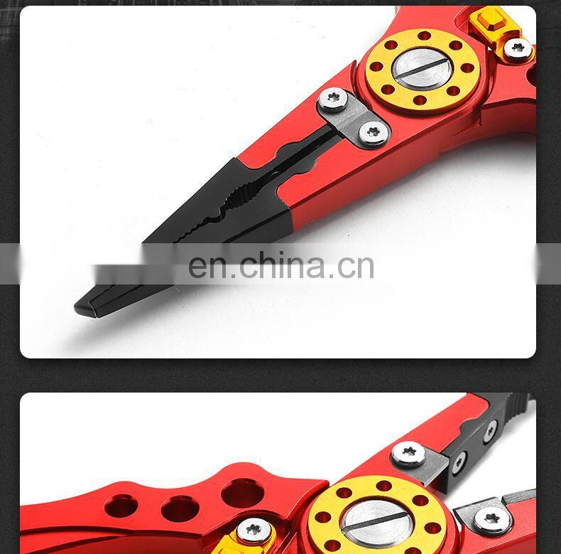 New outdoor fishing tools high quality fishing tongs aeronautical aluminum with lock position