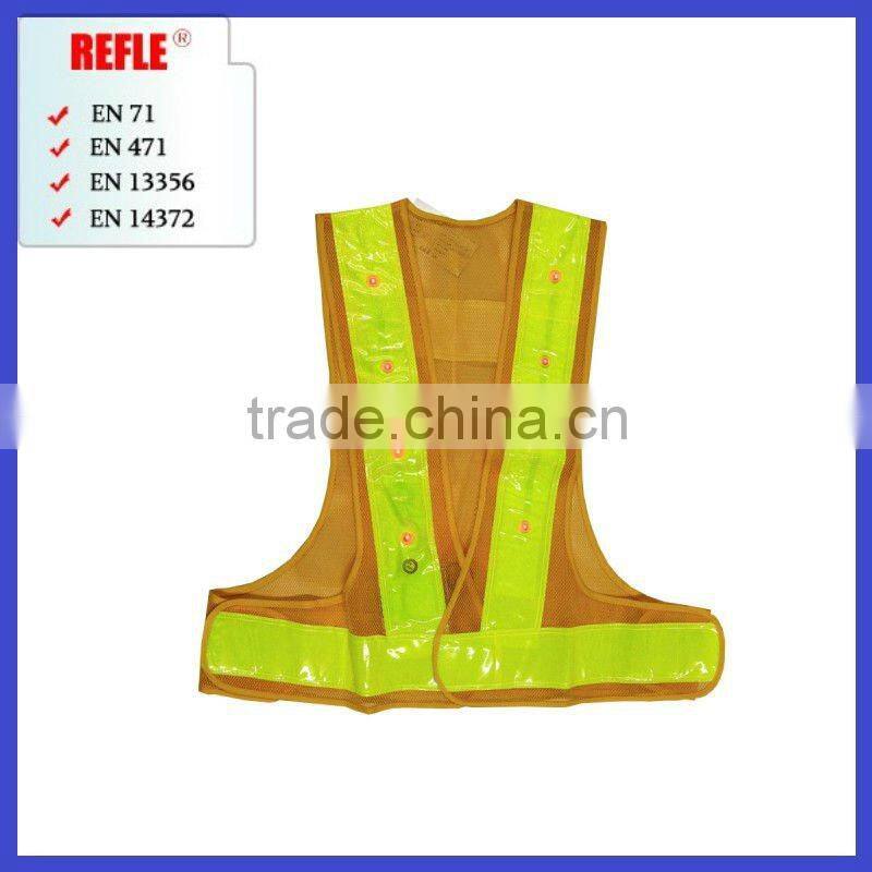 2014 LED reflective safety vest