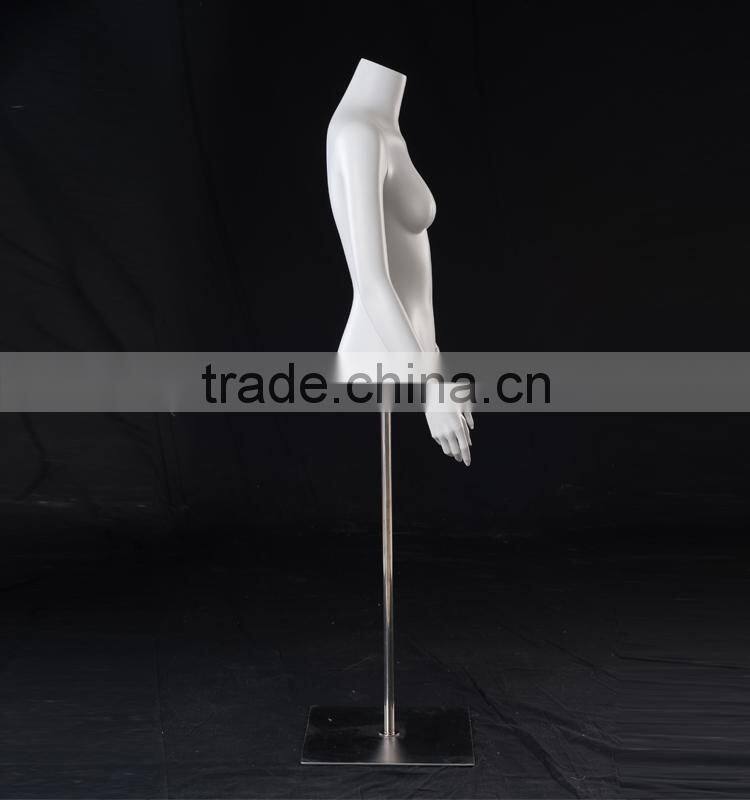 high quality headless half body female torso mannequin