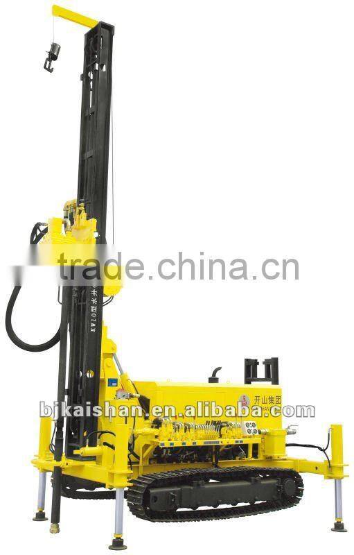 cheap Water drill rig!!depth 120m,diameter:115-254mm,KW10 High-Effect Hydraulic Geothermal Water Well Drilling Rigs