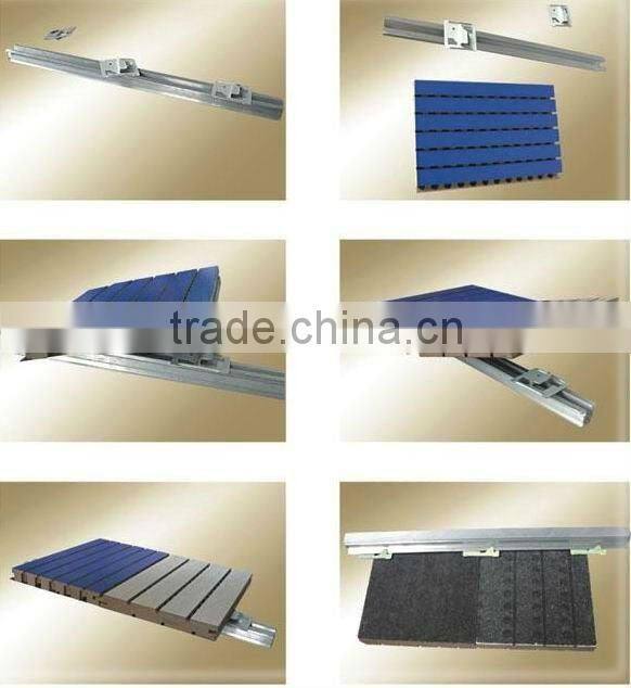 auditorium sound insulation wooden acoustic panel