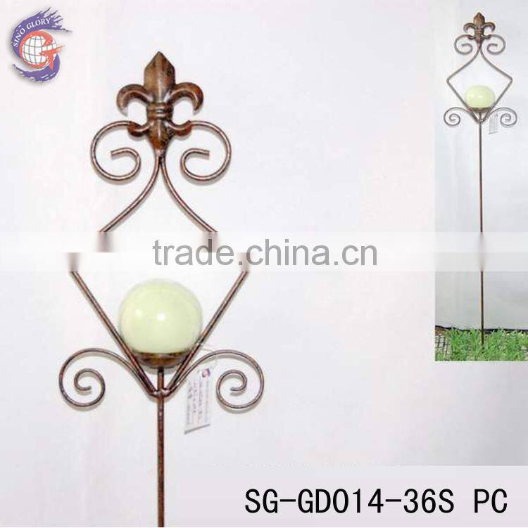 glow in the dark butterfly in flower garden decoration