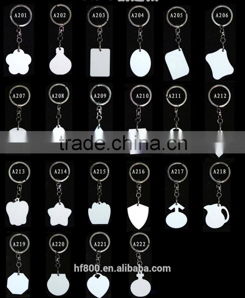 sublimation blank,key chain,crystal key chain