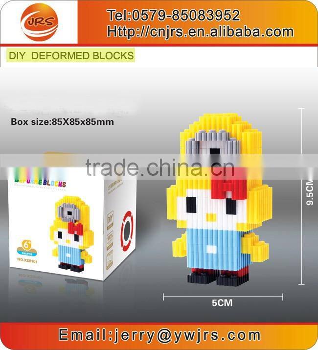 Most popular COGO plastic educational building blocks KT series cartoon models