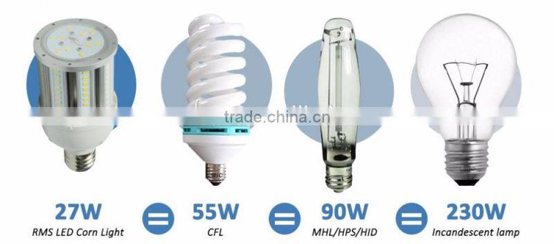 5 Years Warranty Outdoor IP65 277V 12W-75W UL E39 LED Corn Light Bulb