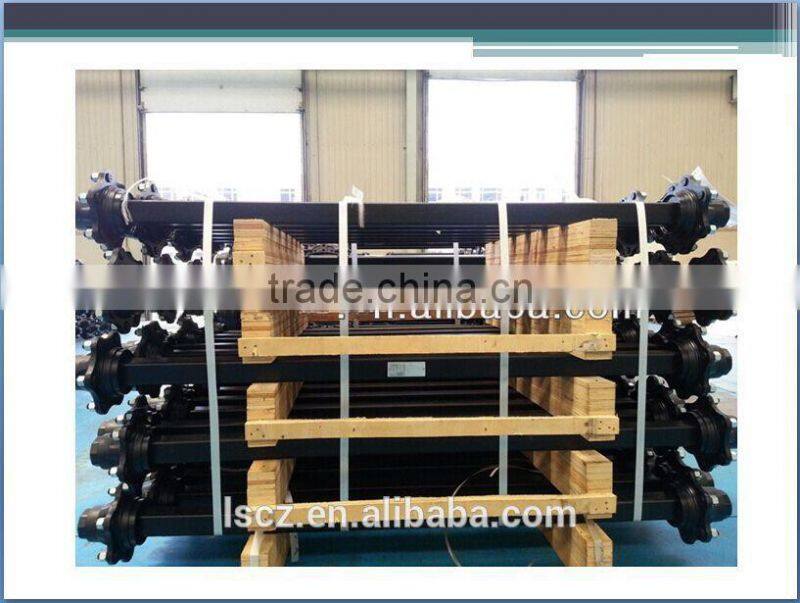 agricultural trailer axle for farm tractor trailer