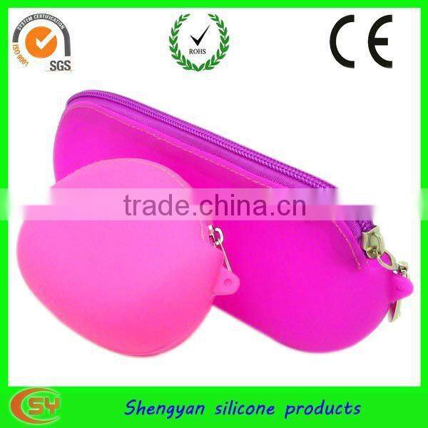 silicone small coin sorter wallet