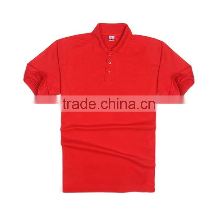 Short Sleeve lapel man t shirt polo, cheapest price t shirt printing in china