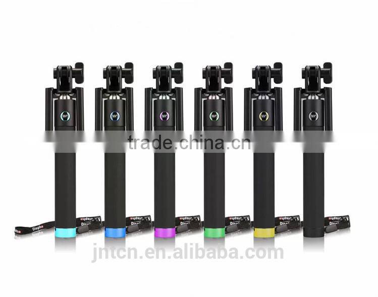 MINI rechargeable folding phone holder monopod bluetooth selfie stick QC22