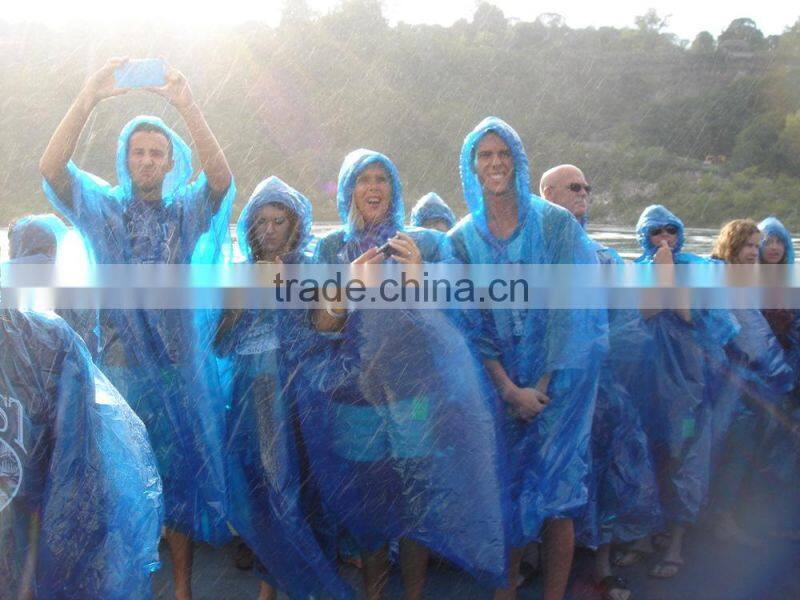 China Supplier Custom Printed Waterproof Ponchos With Logo