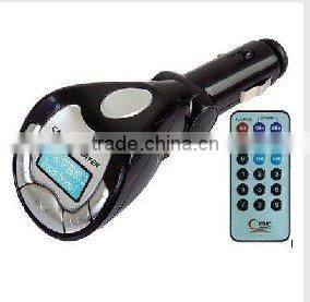 Fashion design hot selling new style car mp3 fm modulator with high quality