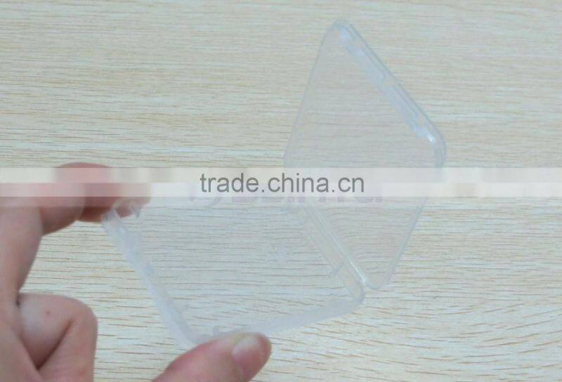 Transparent Eco-Friendsly Plastic Case CF Card Box Memory Card Case